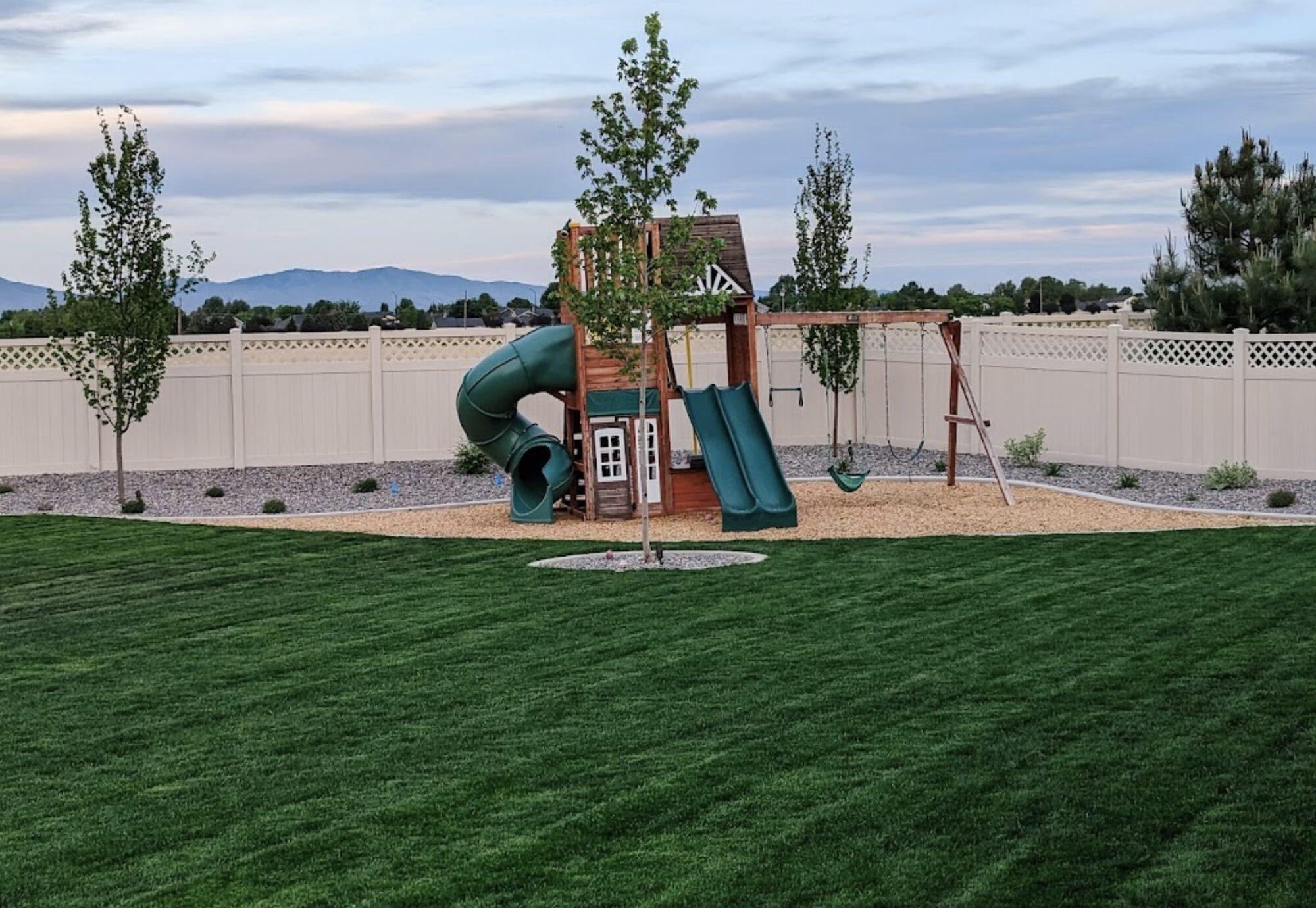 Sod backyard project